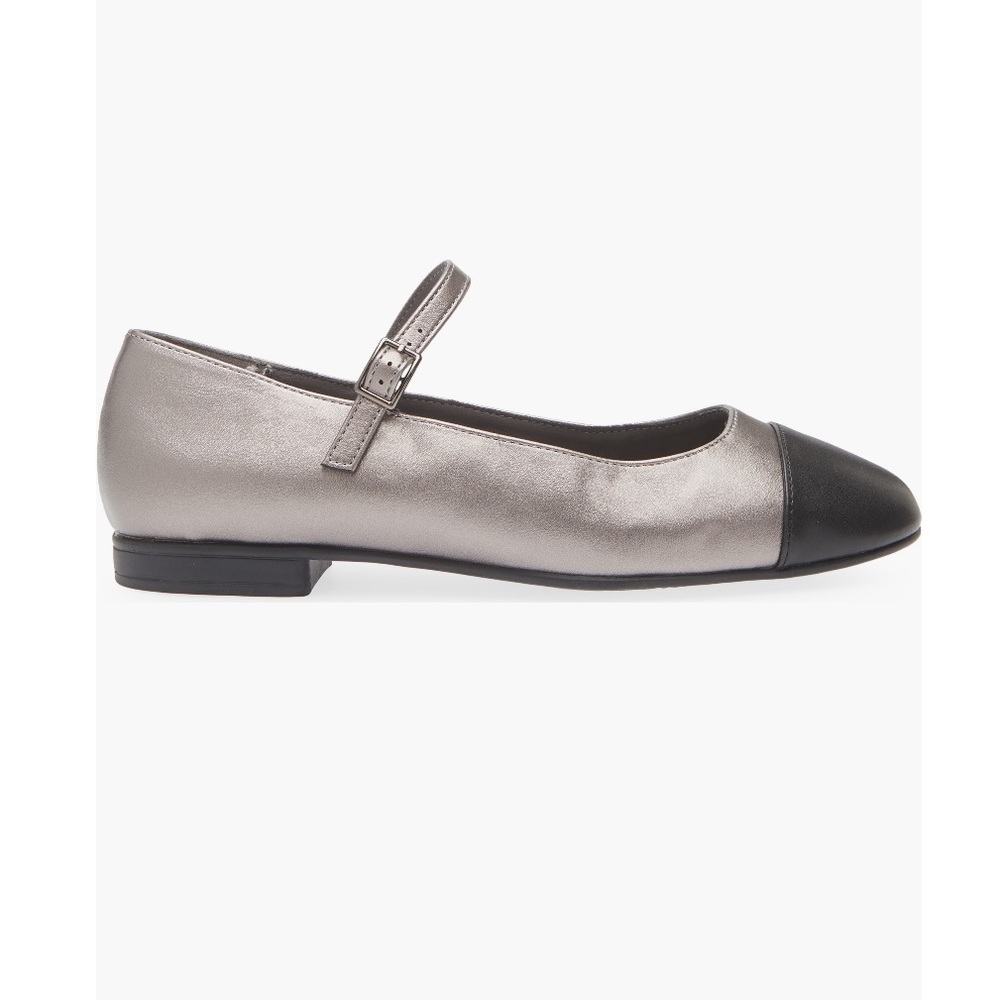 Tahari Women's Mary Jane Flats -‎ Black and Gray